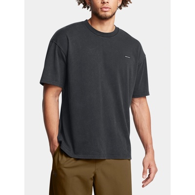 Under Armour UA HW OS Logo WASH SS čierne