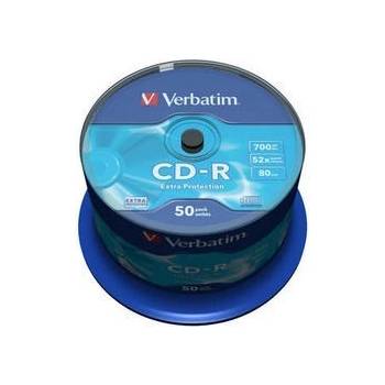 Verbatim CD-R(50-Pack)Spindle/Extra Protection/DL/52x/700MB (43351)