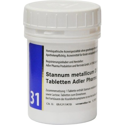 Adler Pharma Schüsslerove soli Nr. 31 Stannum metallicum D12 400 tabliet
