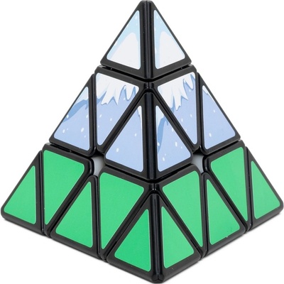 RUBIK Rubikova pyramida QiYi Snow Mountain hlavolam pro začátečníky