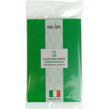 Magic Lights Fiori Bianci Osviežovač vzduchu do skrine a interiéru 2 vrecká