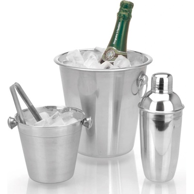 EH Excellent Houseware Barmanský set: nádoba na alkohol, kbelík na led, kleště, šejkr