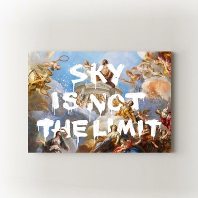 Sky is Not The Limit Velikost: 30x40 cm, Rám: Bez Rámu