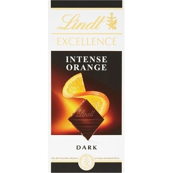 Lindt Excellence Intense Orange dark, 100g