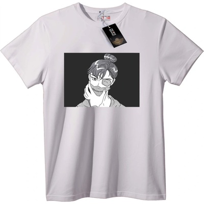 NOONEBRAND Тениска с Аниме Герой - 2XL, White