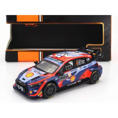 Ixo-models Hyundai I20 N Rally1 Team Shell Mobis Wrt N 4 8th Rally Montecarlo 2023 Lappi Esapekka Janne Ferm 2 Tóny Modré Červené 1:43