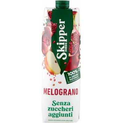 Skipper džús granátové jablko a jablko bez cukru 1 l