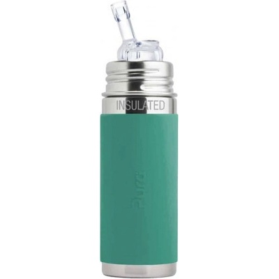 Termo fľaša Pura so slamkou 260ml - mint