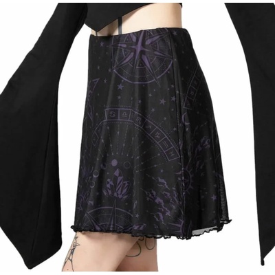 KILLSTAR дамска пола KILLSTAR - Trevea мрежа мини - Черен - KSRA006025