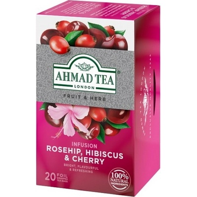 Ahmad Tea Rosehip Hibiscus & Cherry Revitalise 20 sáčků