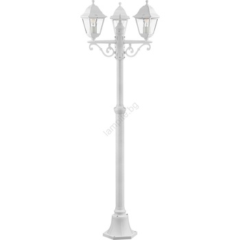 Brilliant - Външна лампа NISSIE 3xE27/60W/230V IP44 бяла (BI0241)