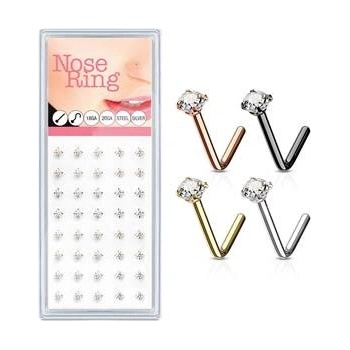 Šperky4U sada 40ti piercingů do nosu N0000-35