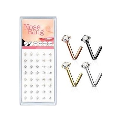 Šperky4U sada 40ti piercingů do nosu N0000-35
