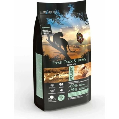 Ambrosia Fresh Duck & turkey senior light sterilized 1,5 kg