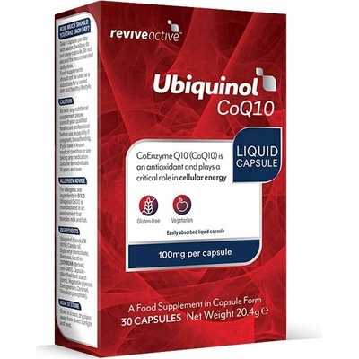 reviveactive Ubiquinol CoQ10 30 kapslí 100 mg