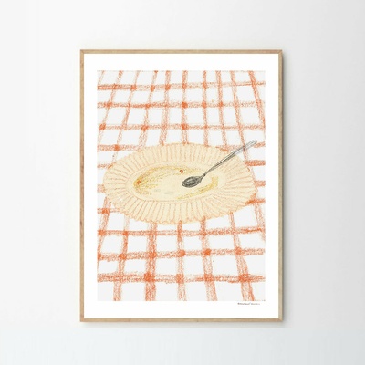 Moikka Plagát Plato Hondo Marina García Fernández A4 (21x27cm)