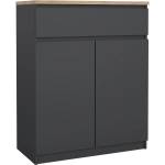 Tvilum Тъмносив скрин 80x100x40 cm Naia - Tvilum (76234ighl)