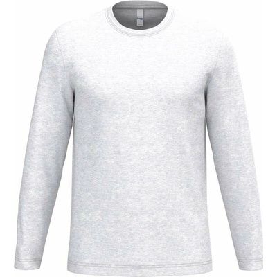 iDeal Basic Unisex tričko IDEAL150 s dlouhým rukávem (tubulární střih) Ideal Ash Heather