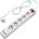 OPTONICA 5 Plug + 2 USB 1,5 m Switch (7616)