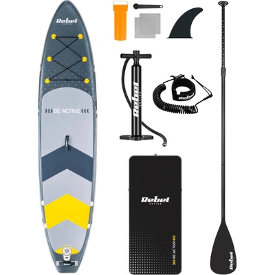 Paddleboard Rebel RBA-4500 350 cm šedý