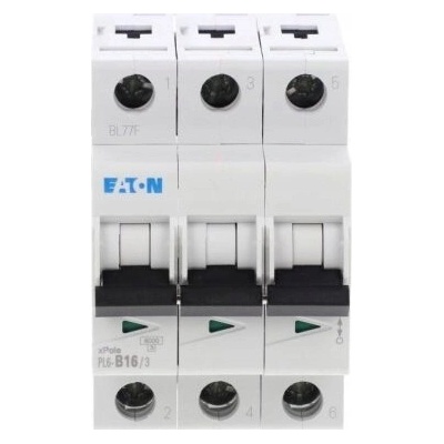 Jistič 3P B 16A 6kA AC PL6-B16/3 286589 EATON