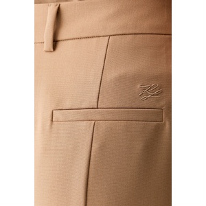 Karl Lagerfeld официален панталон дамски с вискоза (B3W10085)