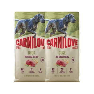 Carnilove True Fresh Dog Adult Large Breeds Duck 2 x 12 kg