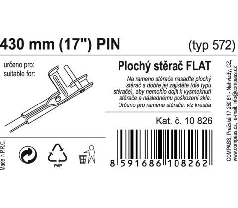 Compass Flat Bulk 430 mm 10826