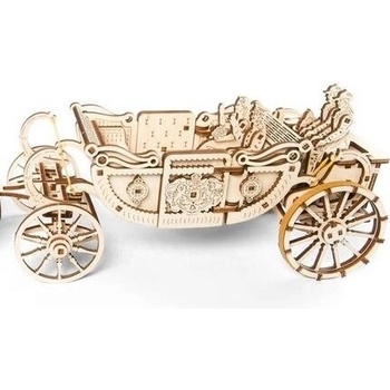 Ugears 3D puzzle Kráľovský svadobný koč Megan a Harry 290 ks