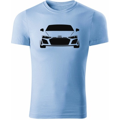 Tričko Audi R8 pánske tričko oranžová