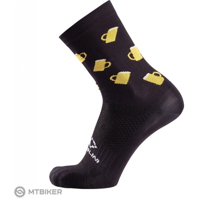 Nalini Funny socks ponožky čierna