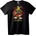 NOONEBRAND Тениска Марвин Марсианеца Празник - 7XL, Black
