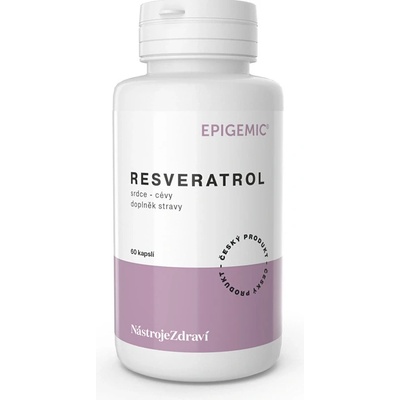 Nástroje Zdraví Resveratrol Epigemic 60 kapslí