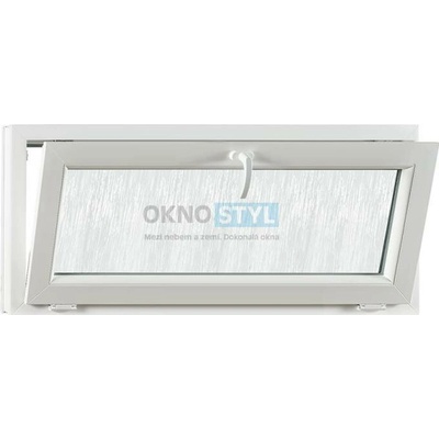 OKNOSTYL.cz plastové okno sklopné sklo kůra REHAU 12000 x 5500 mm Bílá