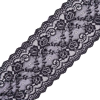 Takoy Elastická krajka 15 cm černá – Zboží Dáma