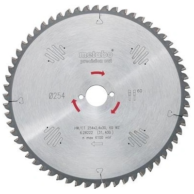Metabo Pílový kotúč HW/CT 160x20, 24 WZ 20°