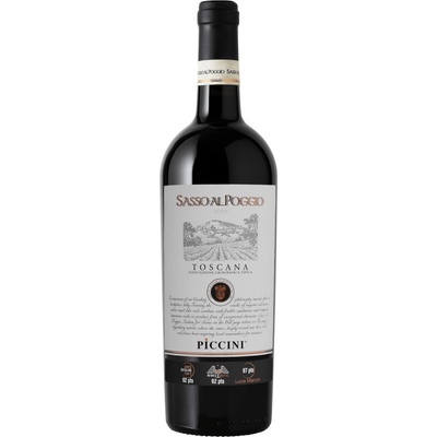 Piccini Sasso Al Poggio Rosso Toscana IGT 14% 0,75 l (čistá fľaša)