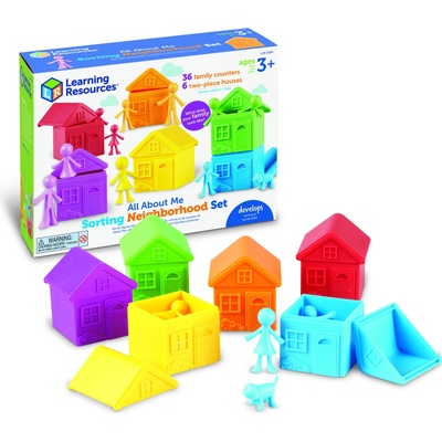 Montessori Třídící domečky – Zboží Dáma