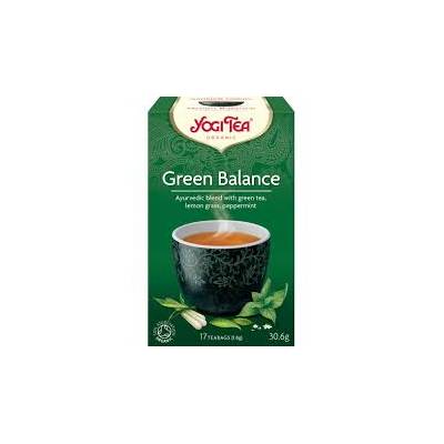 V nálevu Zelená rovnováha YOGI TEA® reprezentují zelený čaj a kombucha vznešenou asijskou tradici vyváženého životního stylu.