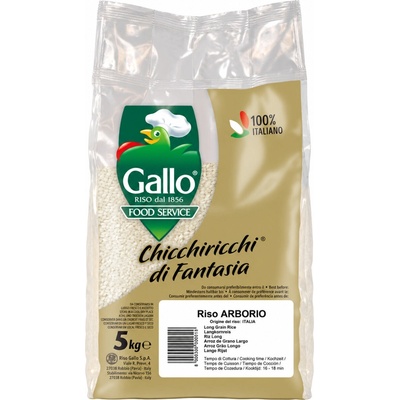 Riso Gallo Arborio ryža 5 kg Kartón 4 ks