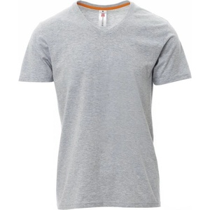 PAYPER v-neck melange 000909-0252 / Мъжка тениска с къс ръкав и v-образно деколте - меланж сиво l (000909025213001l)