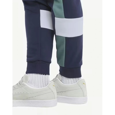 PUMA Essentials+ Colorblock Pants Navy