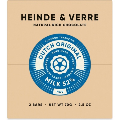 Heinde & Verre 52% Dutch Original Milk 70 g