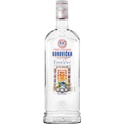 Prelika Borovička Excelsior 37,5% 0,7 l (čistá fľaša)