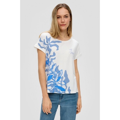 s.OLIVER Dámske tričko 2144442 02D0 Biela