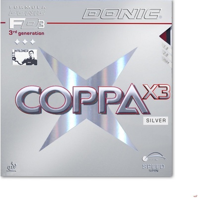 Donic Coppa X3 Silver – Zbozi.Blesk.cz