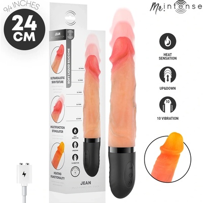 Mr intense jean up&down vibrator with heat effect 24 cm