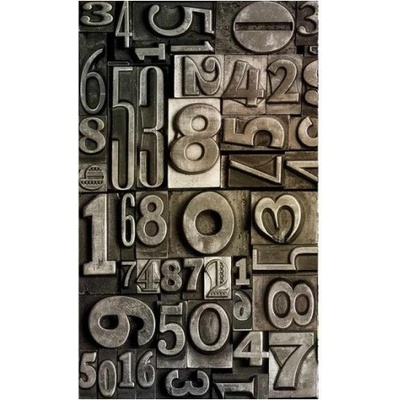 DIMEX MS-2-0273 Vliesová fototapeta na zeď Číslica, rozmery 150 x 250 cm