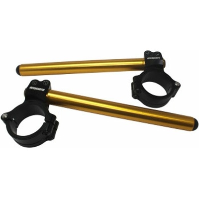 ACCOSSATO Pair of raised clip-on ACCOSSATO CP004 +10 mm 10 degrees inclination, gold