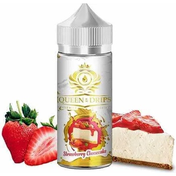 Image 1 of Queen Of The Drips Strawberry Cheesecake 100ml